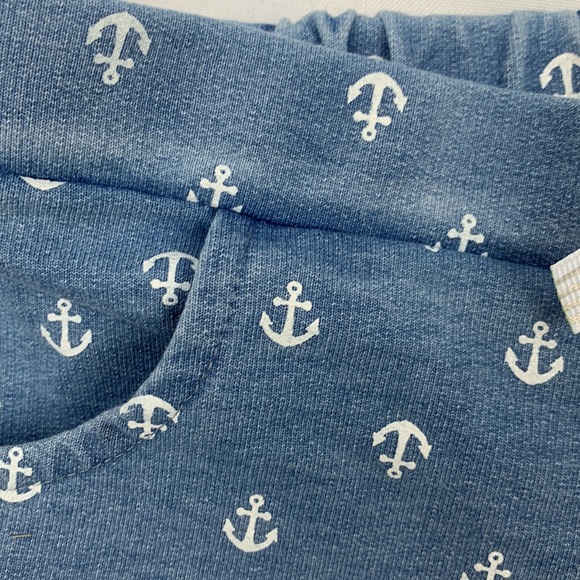 Tommy Bahama Girls Nautical Anchor Shorts Size 7/8 - Picture 2 of 7